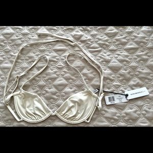 NWT WeWoreWhat - Pearl Bikini Top (XS)
